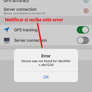 Notificar error